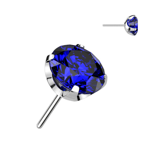 Starlight Gem – 2mm Threadless Top - Blue