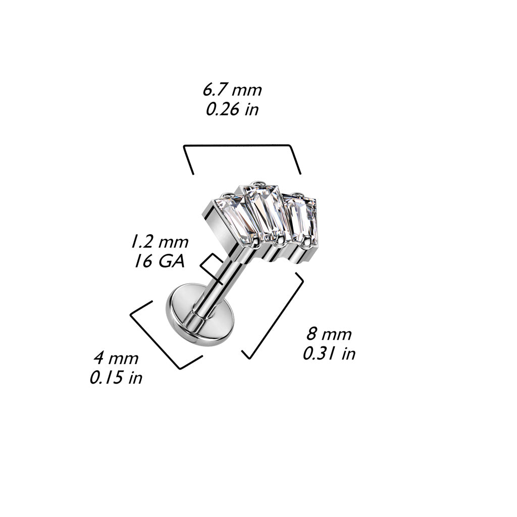 Trinity Glow – Flat Back, 16g 8mm