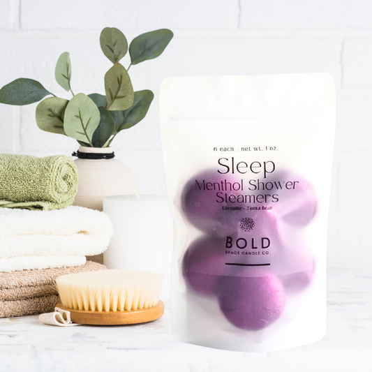 Sleep - Lavender + Vanilla Menthol Shower Steamers- 6 pack