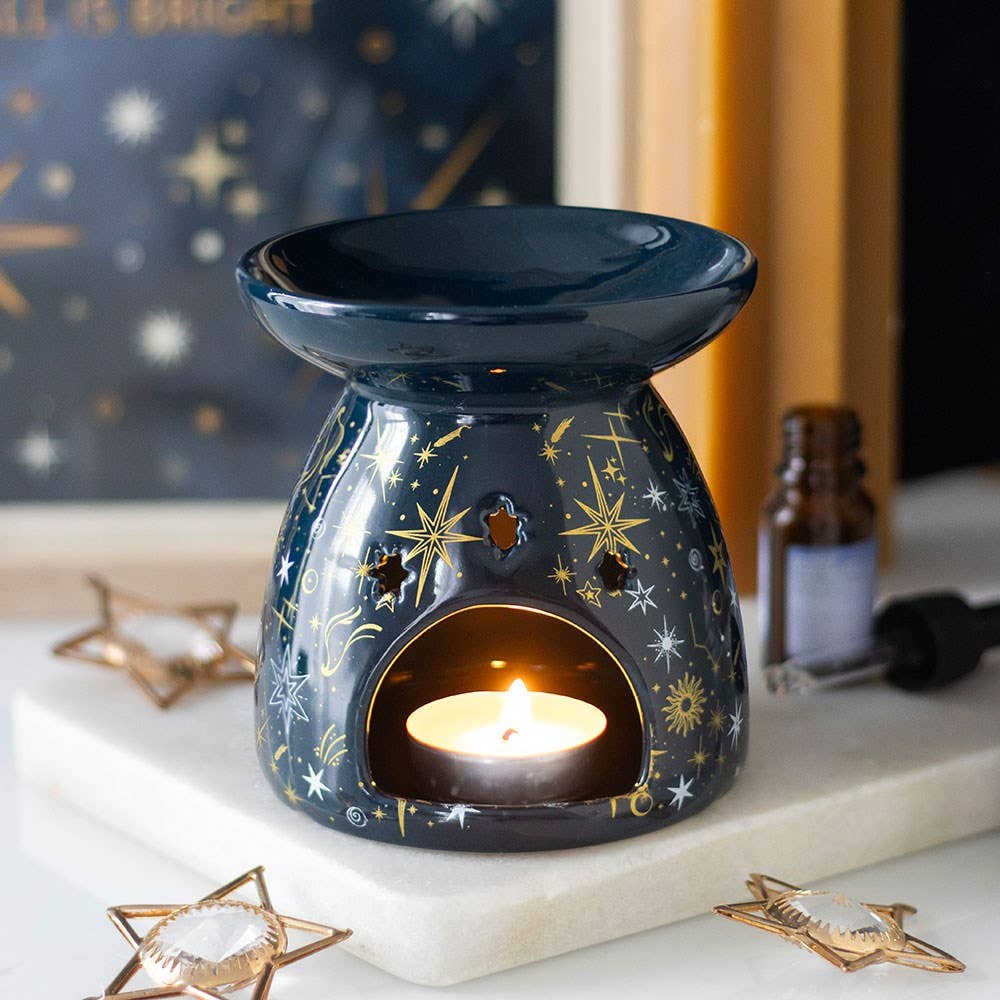 Starry Night Oil Burner and Melt Warmer