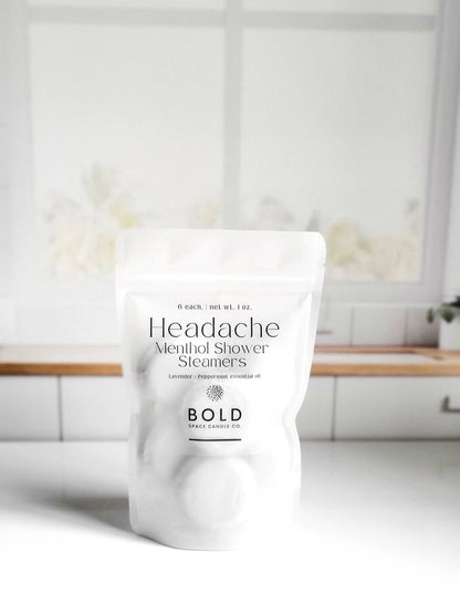 Headache – Lavender + Peppermint Menthol Steamers-6 pack