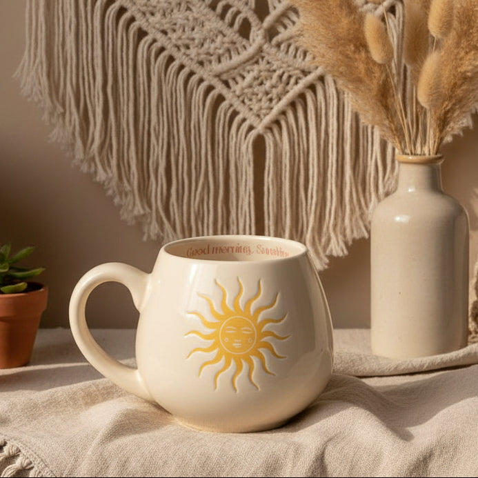 Good Morning Sunshine Boho Sun Mug