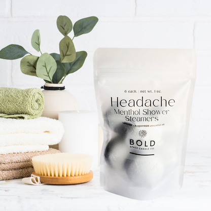 Headache – Lavender + Peppermint Menthol Steamers-6 pack