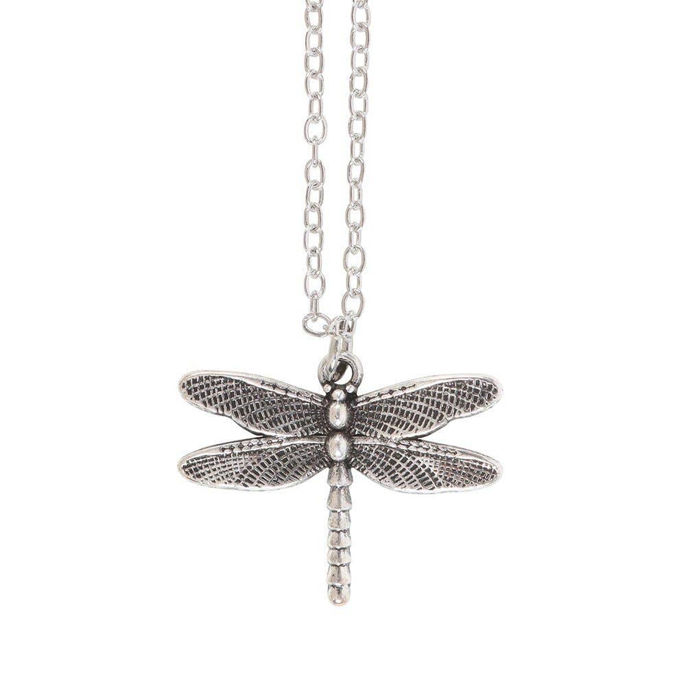 Dragonfly Necklace with Greeting Card