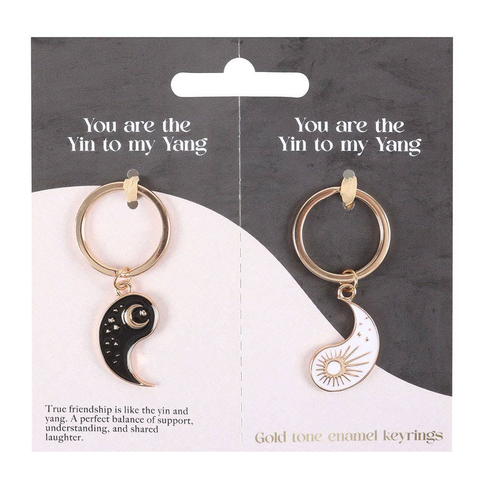 Yin Yang Best Friend Keyrings – Set of 2