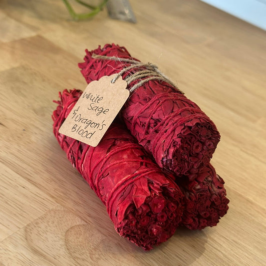 White Sage & Dragon's Blood Smudge Stick