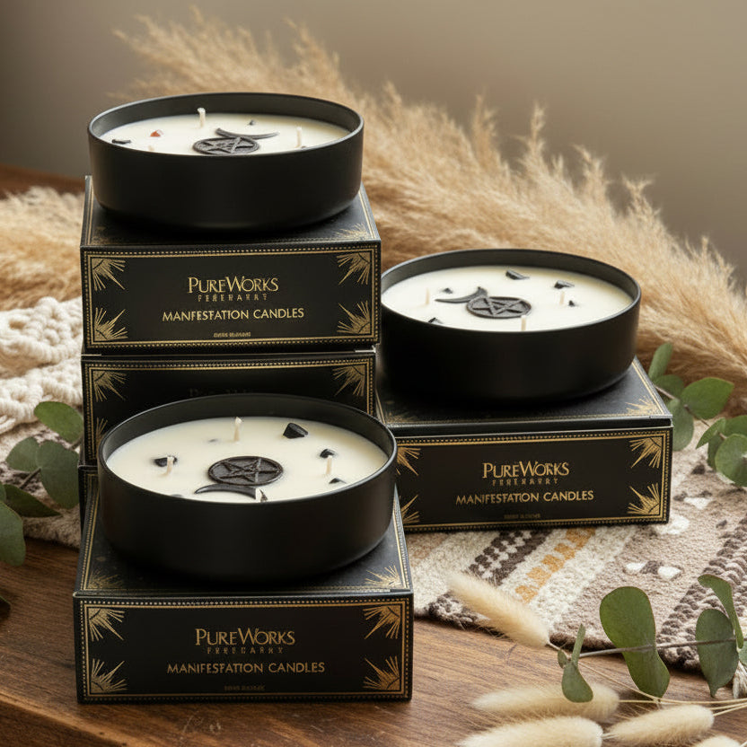 PureWorks Esoteric Pentagram Candle