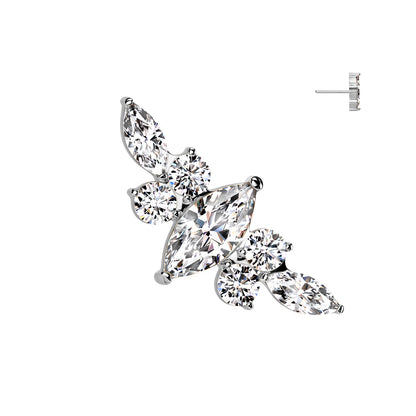 Aurora Wing – Titanium Threadless Top