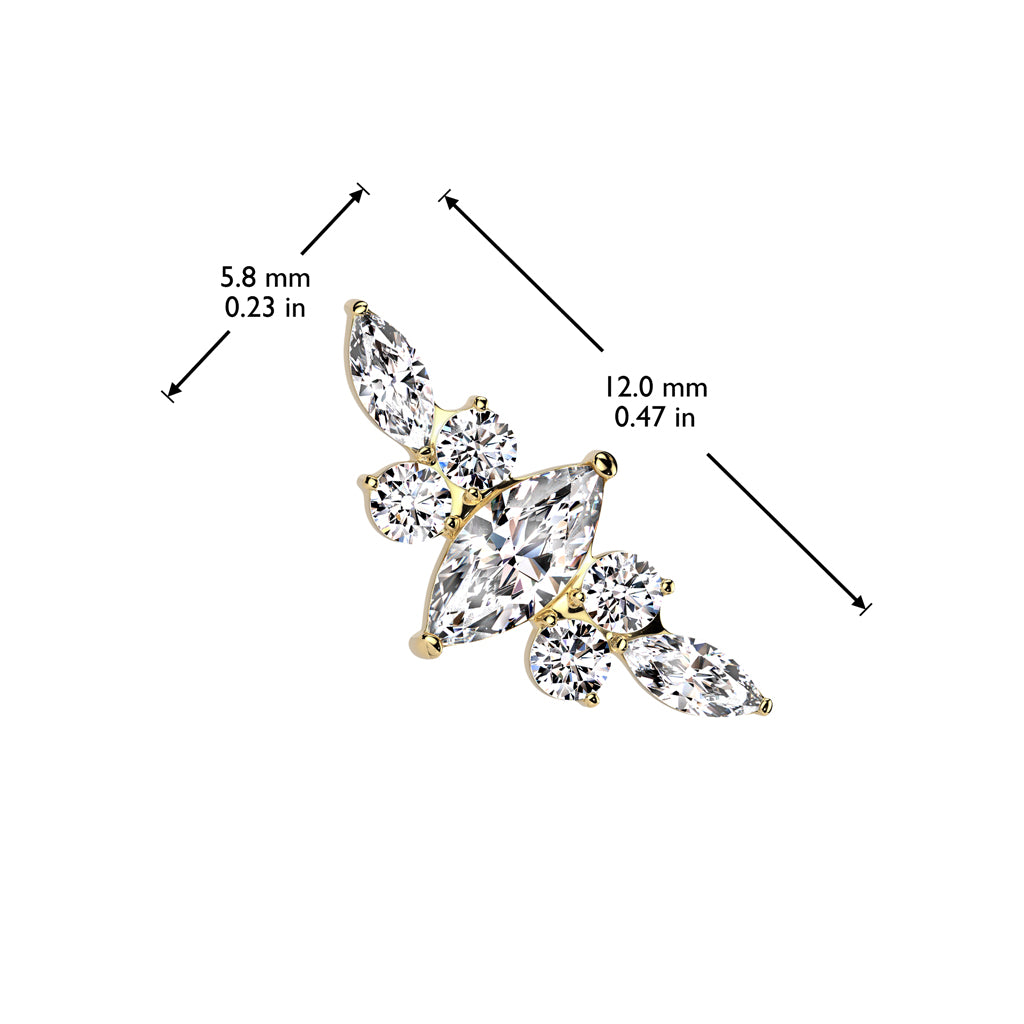 Aurora Wing – Titanium Threadless Top
