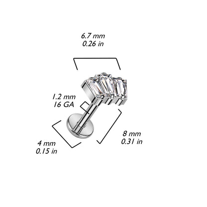 Trinity Glow – Flat Back, 16g 8mm