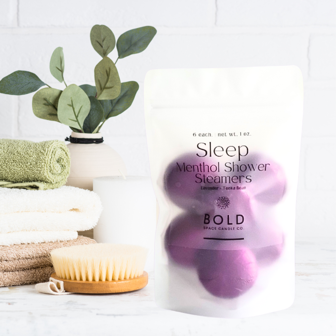 Sleep - Lavender + Vanilla Menthol Shower Steamers- 6 pack