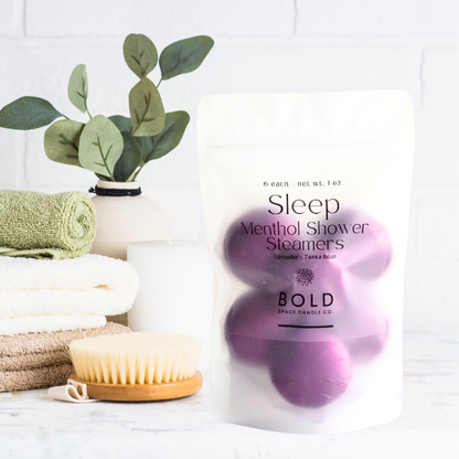 Sleep - Lavender + Vanilla Menthol Shower Steamers- 6 pack