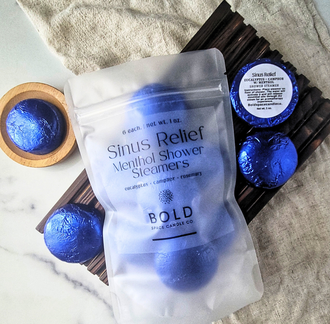 Sinus Relief – Eucalyptus + Camphor Menthol Steamers - 6 pk