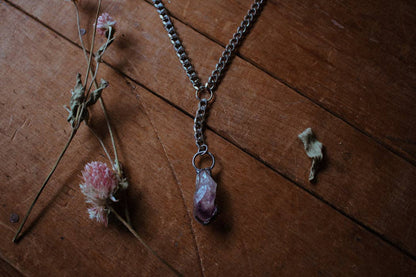 Amethyst Emperor Necklace - Y Necklace - Crystal Necklace